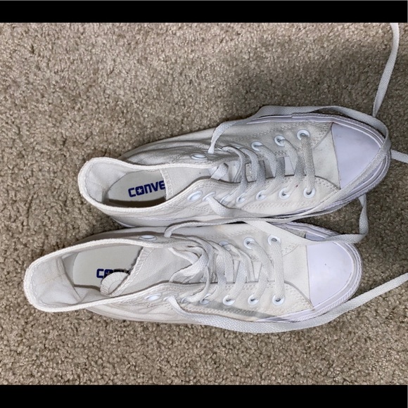 White high top converse - Picture 3 of 5